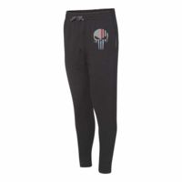 Thin Blue Line Joggers - Dual Line, Skull