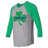 Thin Blue Line Raglan - Shamrock,