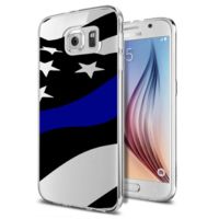 Thin Blue Line Galaxy S8 Phone Case - Flag
