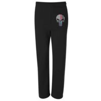 Thin Blue Line Sweatpants - Dual Line, Skull