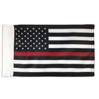 Thin Blue Line Thin Red American Motorcycle Flag