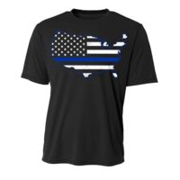 Thin Blue Line Usa Polyester Shirt