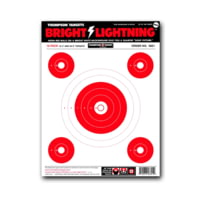 Thompson Target Bright Lightning 9x12in Paper Shooting Targets - 50 Pack