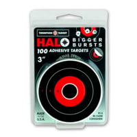 Thompson Target HALO Stick-Um-Up 3in Adhesive Reactive Targets In Re-Close Container - 100 Pack