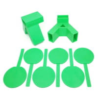 Throom Targets Hangtuff Plate Rack 6in Round Target Kit