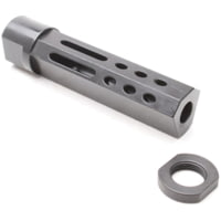 Tiger Rock AR-15 Muzzle Brake .223/5.56 1/2x28 TPI 3.5in with Mitigator Designs (Includes Jam Nut)