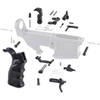 Tiger Rock AR-15 Lower Parts Kit w/ Upgraded Grip, Extended Trigger Guard &amp; Safety Selector