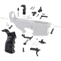 Tiger Rock AR-15 Lower Parts Kit w/ Upgraded Grip, Extended Trigger Guard &amp; Safety Selector