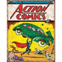 Tin Signs Action Comics #1 Cover