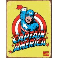 Tin Signs Captain America Retro Tin Sign