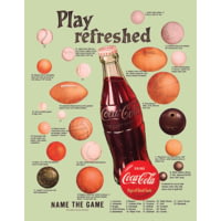 Tin Signs Coke Sports
