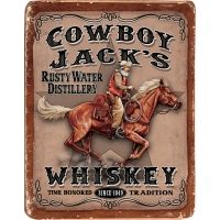 Tin Signs Cowboy Jack's Whiskey Tin Sign