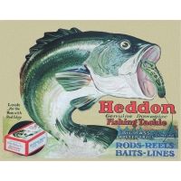 Tin Signs Heddon's Frogs Tin Sign