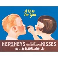 Tin Signs Hershey Kisses Tin Sign