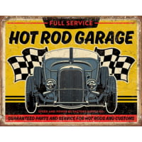Tin Signs Hot Rod Garage