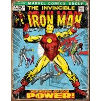 Tin Signs Iron Man Comic Cover