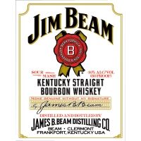 Tin Signs Jim Beam White Label Tin Sign