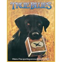 Tin Signs Peters-True Blue Lab Tin Sign