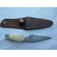 Titan Steel Tactical Neck, Bone Handle, 3in. Blade Knife TDK-35