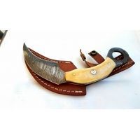 Titan Damascus Series Karambit Knives