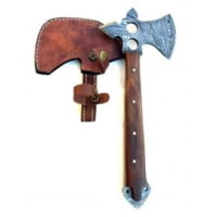 Titan Damascus Steel Tomahawk, 12.2in