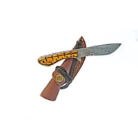 Titan International Knives Damascus Perfect Utility Neck Fixed Blade Knife