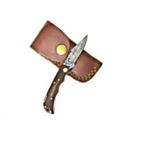 Titan International Knives Damasucs TF-003 EDC Steel Folding Knife