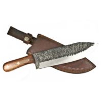 Titan Custom Carbon 8in Fixed Blade Machete Knife