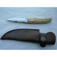Titan J2 Japanese Fixed Camel Bone Handle, 4in. Blade Knife TJK-17