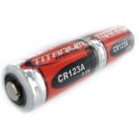 Titanium Innovations CR123A 3V Lithium Photo Battery 1400mah Double Pack 6V