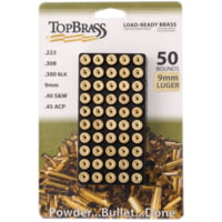 Top Brass 9mm Luger Reconditioned Rifle Brass