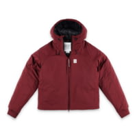 Topo Designs Mountain Puffer Hoodie - Women's, Burgundy