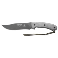 Tops Knives Longhorn Bowie Black Micarta, w/Black River Wash