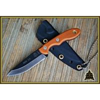 Tops Knives Mini Scandi Fixed Blade Knife, 3in