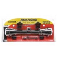 Traditions Muzzleloader Rifle Scope Kit, 3-9x40mm w/ Weaver Rings, 2-Piece Base