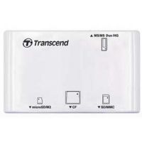 Transcend All-in-1 Multi Card Reader - CompactFlash Type I, CompactFlash Type II, Microdrive, Secure Digital (SD) Card, miniSD Card, miniSD High Capacity (miniSDHC)