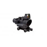 Trijicon ACOG 4x32 LED Illuminated Red Crosshair Rifle Scope with RMR Red Dot Sight