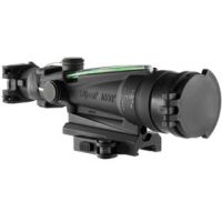 Trijicon ACOG 3.5x35 Scope, Dual Illuminated Green Horseshoe/Dot 5.56mm M249 Ballistic Reticle w/ RCOM-Emount &amp; 6.5MOA Adjustable RMR Sight