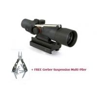 Trijicon ACOG 3x30 Scope, Dual Illuminated Horseshoe/Dot .223 Ballistic Reticle w/ TA60 Mount, Amber TA33H