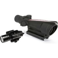 Trijicon 3.5x35 ACOG Sight w/ .223 Red Crosshair Ballistic Reticle and TA51 Mount + Surefire X400 Tactical Weaponl Light/Laser