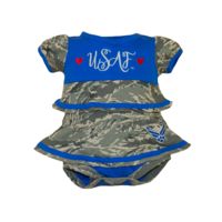 Trooper Clothing Air Force Infant Ruffle Dress