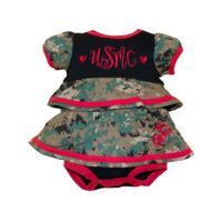 Trooper Clothing Marine Infant Ruffle Dress