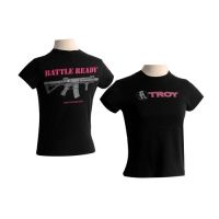 Troy Women's Short Sleeve Tee Shirts with Logo