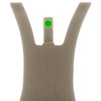 Troy MIcro Dioptic Sights Tritium Front &amp; Rear Flat Dark Earth