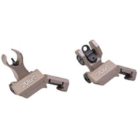 Troy Tritium 45deg Flip Up Offset Sight Set, HK Front &amp; Round Rear
