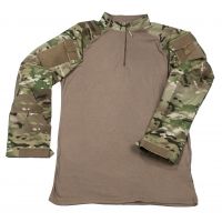 Tru-Spec Men's T.R.U. 1/4 Zip Combat Shirt, 50/50 Nylon/Cotton Rip-Stop