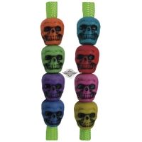 5ive Star Skull Beads, Antique White