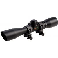 TruGlo 4x32mm 1in Tube Crossbow Rifle Scope with Rings