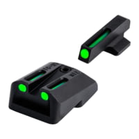 Truglo TG131NT4 TFO 1911 Officer/Commander With Novak LoMount Fiber Optic Green