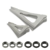 TruGlo Titanium X Broadhead Fixed Replacement Blades 3 pk